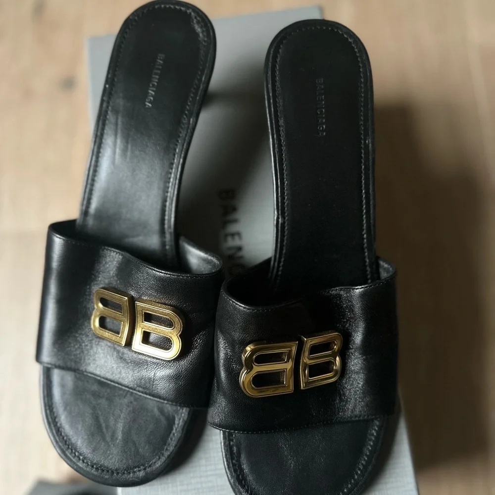 Balenciaga groupie heel Bb sandals - Picture 2 of 4